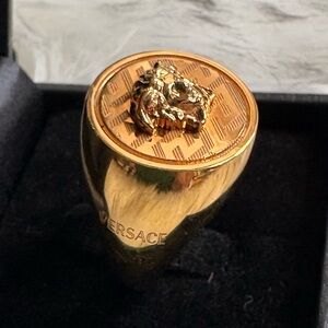 Versace Gold Medusa Size 11 Ring